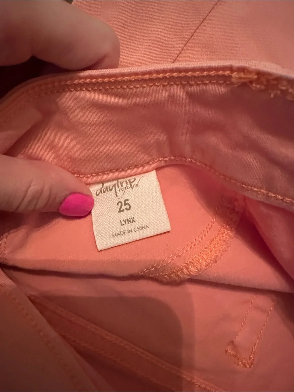 Women's Pink Denim Shorts